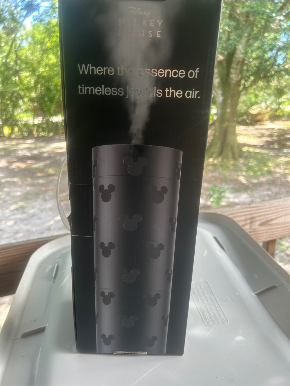 Disney Black Mickey Mouse aroma 360  mini pro scent diffuser. Brand new.